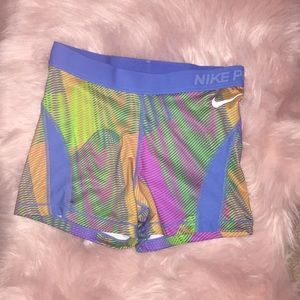 Multicolored Nike pros
